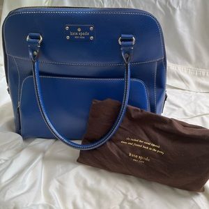 Blue Kate Spade tote